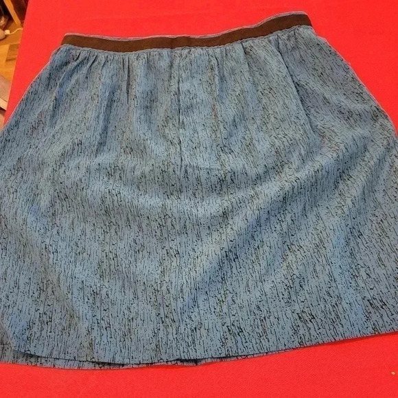George Black  on Blue Mini Skirt Lined With Pockets size 12 NWOT - Picture 1 of 5